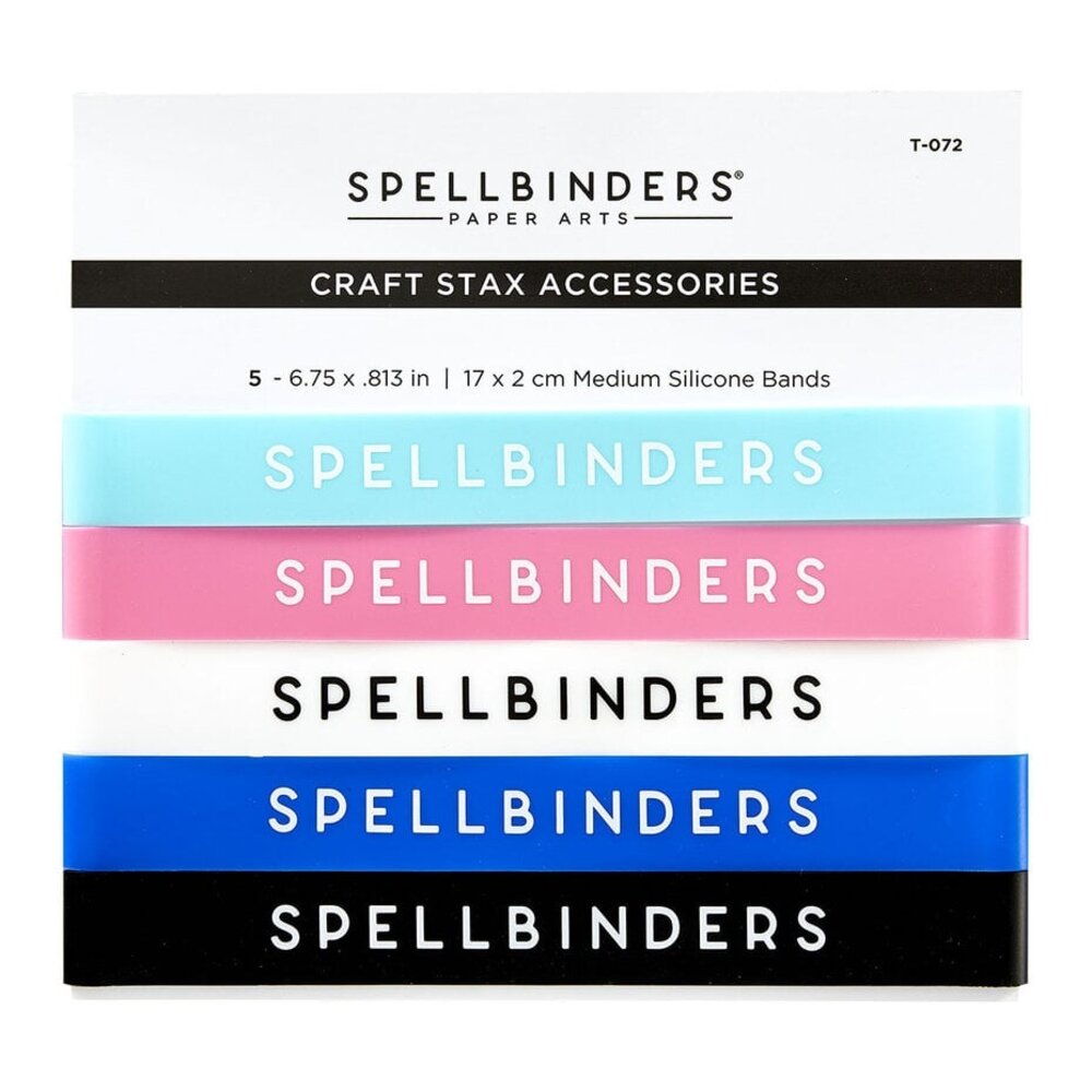 Spellbinders Craft Stax Silicone Bands Medium (T-072) Spellbinders Craft Stax Silicone Bands Medium (T-072)