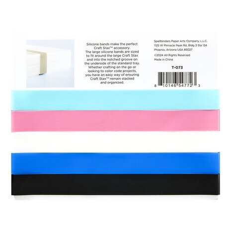 Spellbinders Craft Stax Silicone Bands Large (T-073) Spellbinders Craft Stax Silicone Bands Large (T-073)