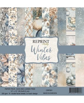 Reprint Winter Vibes 12x12 Inch Paper Pack (CRP081) Reprint Winter Vibes 12x12 Inch Paper Pack (CRP081)