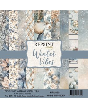 Reprint Winter Vibes 8x8 Inch Paper Pack (RPM060)