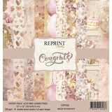 Reprint Congrats 12x12 Inch Paper Pack (CRP082)