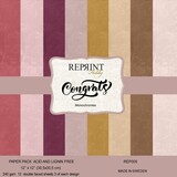 Reprint Congrats 12x12 Inch Cardstock (REP005)
