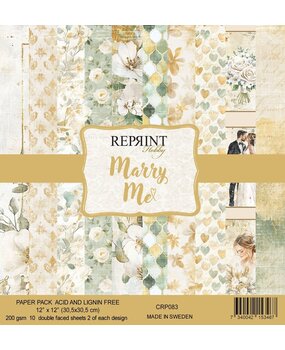 Reprint Marry Me 12x12 Inch Paper Pack (CRP083) Reprint Marry Me 12x12 Inch Paper Pack (CRP083)