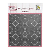 Nellie Snellen 3D Embossing Folder Hearts & Dots (EF3D0103)