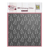 Nellie Snellen 3D Embossing Folder Heart Branches (EF3D0105)