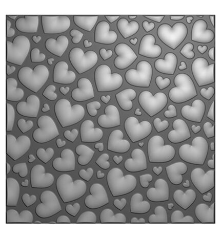 Nellie Snellen 3D Embossing Folder Pop Up Hearts (EF3D0106)