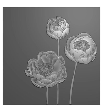 Nellie Snellen 3D Embossing Folder Flowers (EF3D0108)