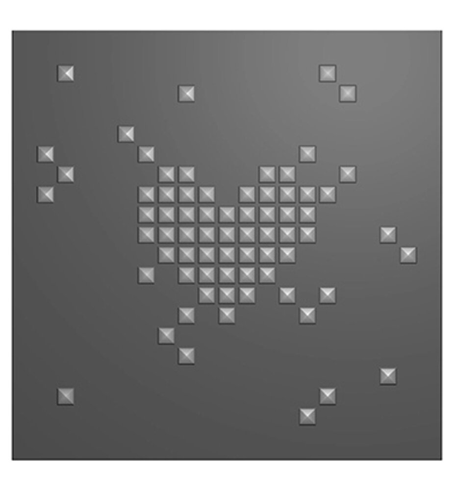 Nellie Snellen 3D Embossing Folder Pixel Heart (EF3D0109) Nellie Snellen 3D Embossing Folder Pixel Heart (EF3D0109)