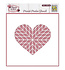 Masking Stencil Geo Heart (MMS4K-079)* Masking Stencil Geo Heart (MMS4K-079)*