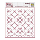 Nellie Snellen Masking Stencil Hearts & Dots (MMS4K-080)