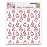 Nellie Snellen Masking Stencil Heart Branches (MMS4K-081)