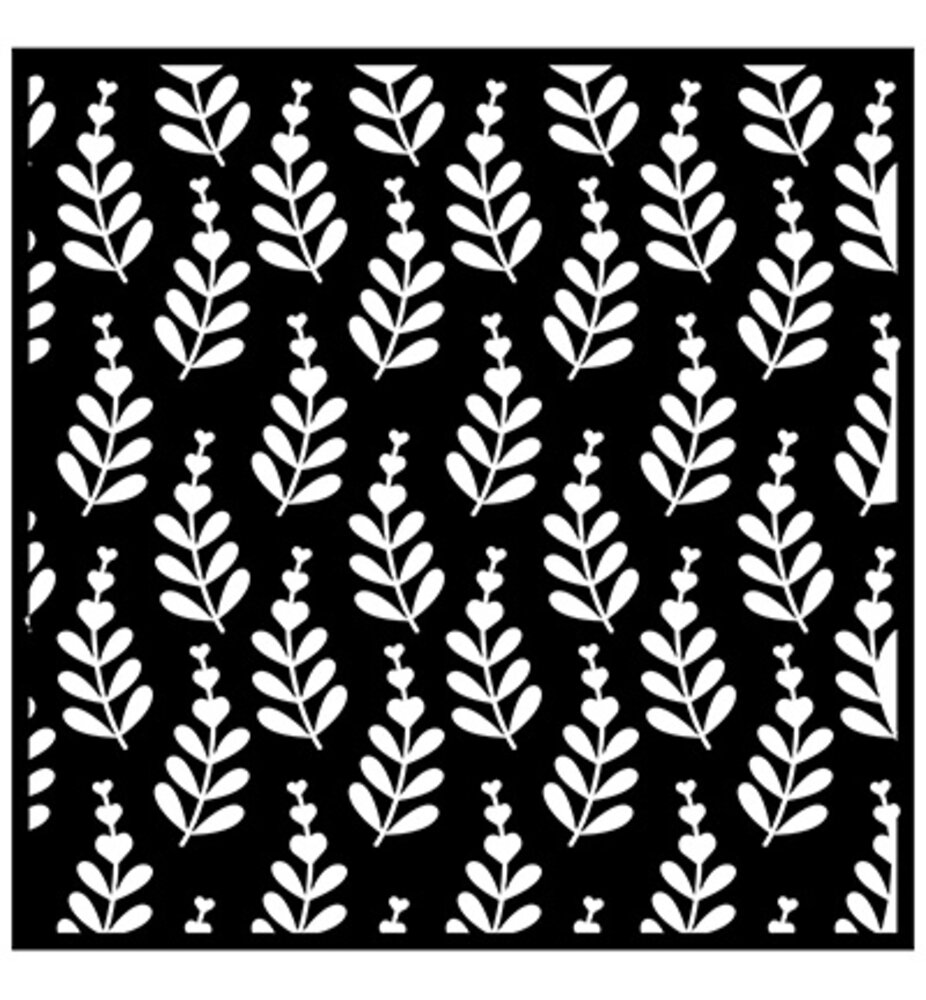 Nellie Snellen Masking Stencil Heart Branches (MMS4K-081)