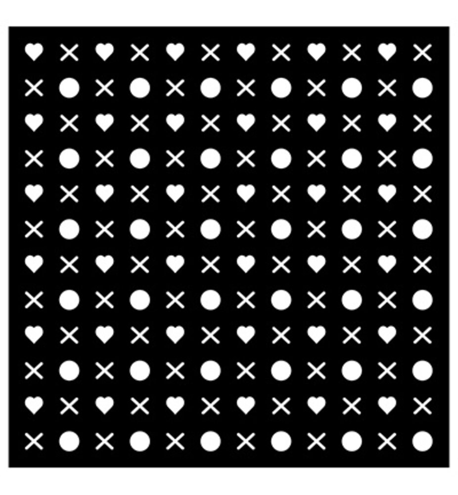 Nellie Snellen Masking Stencil Hugs & Kisses (MMS4K-083) Nellie Snellen Masking Stencil Hugs & Kisses (MMS4K-083)