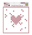Masking Stencil Pixel Heart (MMS4K-084)* Masking Stencil Pixel Heart (MMS4K-084)*