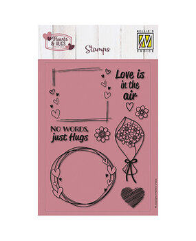 Nellie Snellen Clear Stamps No Words Just Hugs (NSCS022)* Nellie Snellen Clear Stamps No Words Just Hugs (NSCS022)*