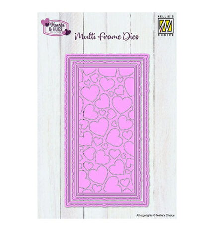 Nellie Snellen Multi Frame Dies Hearts (MFD169) Nellie Snellen Multi Frame Dies Hearts (MFD169)