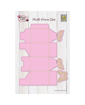 Nellie Snellen Multi Frame Dies Box with Butterfly (MFD170)* Nellie Snellen Multi Frame Dies Box with Butterfly (MFD170)*