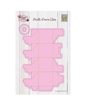 Nellie Snellen Multi Frame Dies Box with Flower (MFD171)* Nellie Snellen Multi Frame Dies Box with Flower (MFD171)*