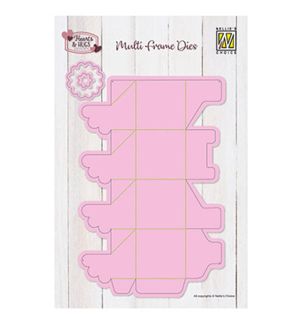 Nellie Snellen Multi Frame Dies Box with Flower (MFD171)