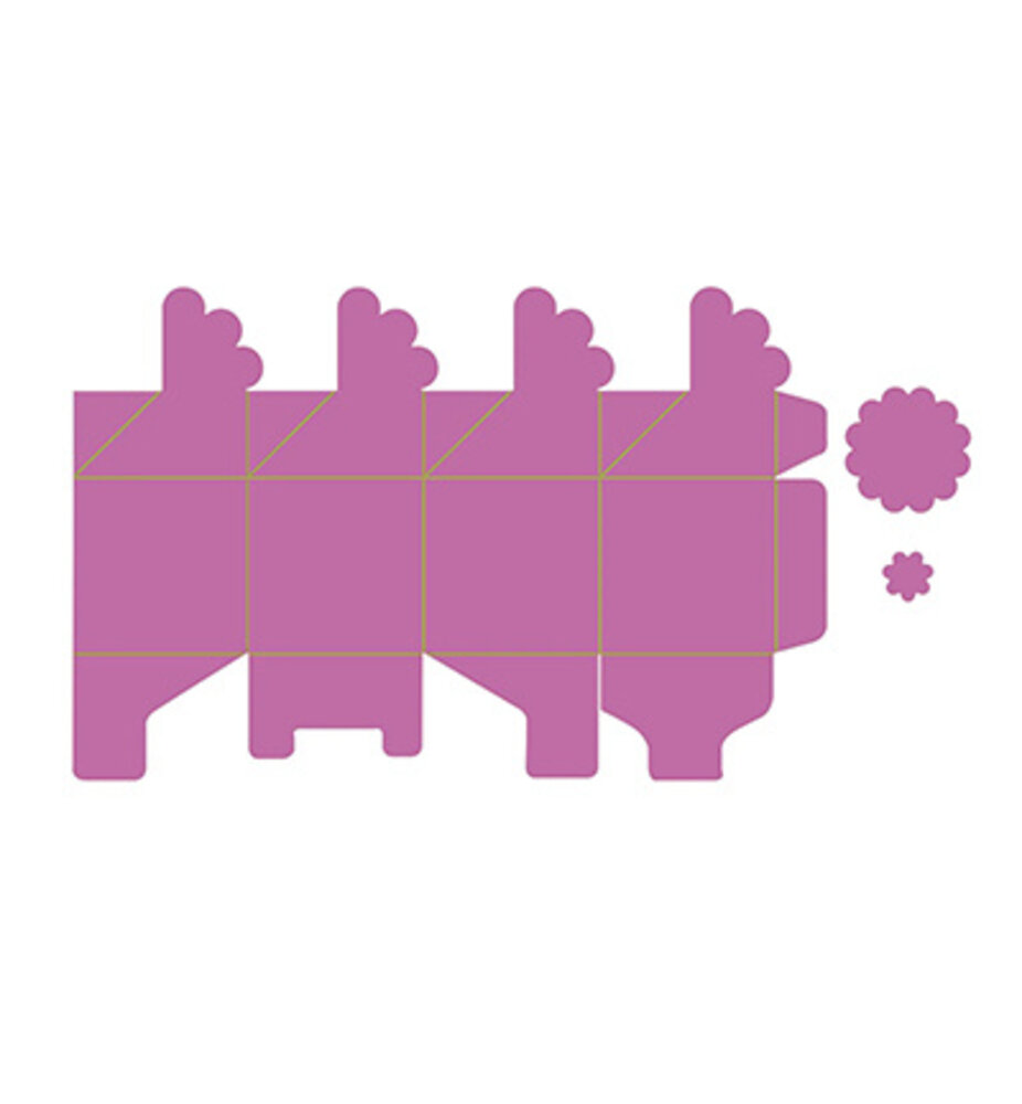 Nellie Snellen Multi Frame Dies Box with Flower (MFD171)