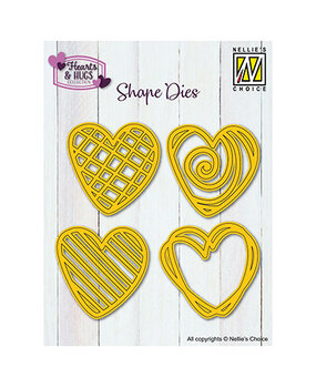 Nellie Snellen Shape Dies Doodle Hearts (SD336)