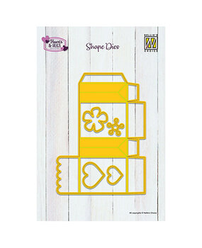 Nellie Snellen Shape Dies Paperbag with Hearts (SD337)* Nellie Snellen Shape Dies Paperbag with Hearts (SD337)*