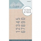 Card Deco Snijmal Numbers (CDECD0153)