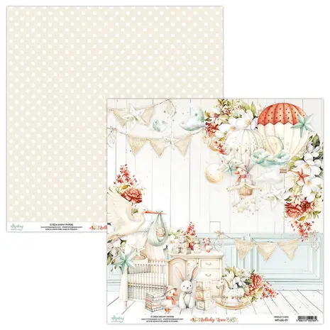 Mintay Lullaby Lane 6x6 Inch Paper Pad (MT-LUL-08) Mintay Lullaby Lane 6x6 Inch Paper Pad (MT-LUL-08)