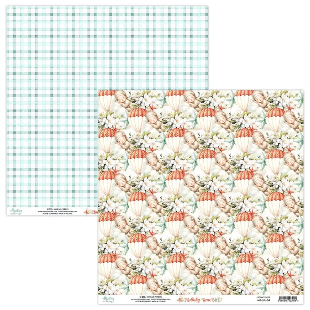 Mintay Lullaby Lane 6x6 Inch Paper Pad (MT-LUL-08) Mintay Lullaby Lane 6x6 Inch Paper Pad (MT-LUL-08)