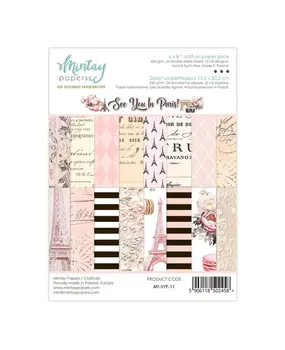 Mintay See You In Paris 6x8 Inch AddOn Paper Pad (MT-SYP-11) Mintay See You In Paris 6x8 Inch AddOn Paper Pad (MT-SYP-11)