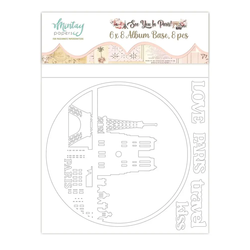 Mintay See You In Paris 6x8 Inch Chipboard Album (MT-SYP-10)