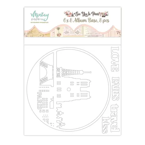 Mintay See You In Paris 6x8 Inch Chipboard Album (MT-SYP-10)