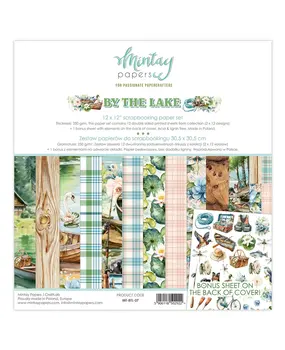 Mintay By The Lake 12x12 Inch Paper Pad (MT-BTL-07) Mintay By The Lake 12x12 Inch Paper Pad (MT-BTL-07)