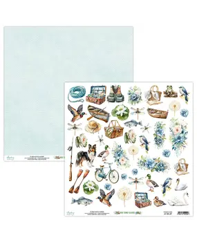 Mintay By The Lake 12x12 Inch Paper Elements (MT-BTL-09) Mintay By The Lake 12x12 Inch Paper Elements (MT-BTL-09)