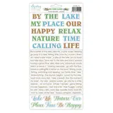 Mintay By The Lake 6x12 Inch Paper Stickers Words (MT-BTL-13)