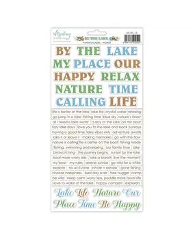 Mintay By The Lake 6x12 Inch Paper Stickers Words (MT-BTL-13) Mintay By The Lake 6x12 Inch Paper Stickers Words (MT-BTL-13)