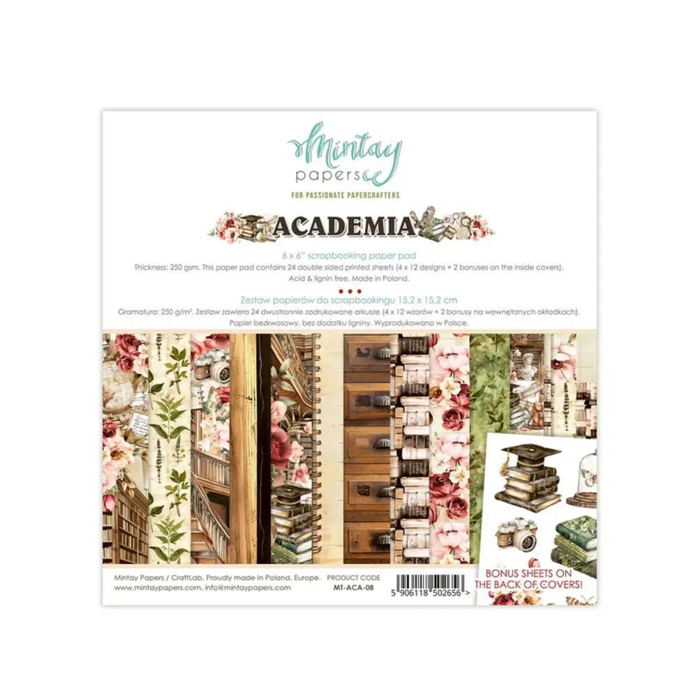 Mintay Academia 6x6 Inch Paper Pad (MT-ACA-08) Mintay Academia 6x6 Inch Paper Pad (MT-ACA-08)