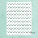 Mintay Kreativa Stencil 6x8 Inch Heart to Heart (MTK-STEN-43)