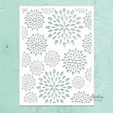 Mintay Kreativa Stencil 6x8 Inch Aster Flowers (MTK-STEN-45)