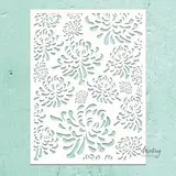 Mintay Kreativa Stencil 6x8 Inch Chrysanthemum (MTK-STEN-47)
