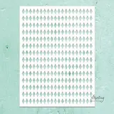Mintay Kreativa Stencil 6x8 Inch Rhombuses (MTK-STEN-48)