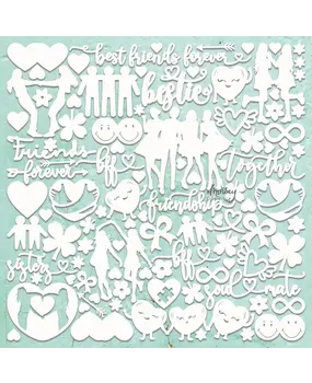 Mintay Chippies 12x12 Inch Friends (MT-CHIP2-D91) Mintay Chippies 12x12 Inch Friends (MT-CHIP2-D91)