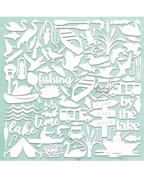 Mintay Chippies 12x12 Inch Lake (MT-CHIP2-D92) Mintay Chippies 12x12 Inch Lake (MT-CHIP2-D92)