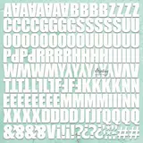 Mintay Chippies 12x12 Inch Monograms 2 (MT-CHIP2-D94)