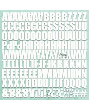 Mintay Chippies 12x12 Inch Monograms 2 (MT-CHIP2-D94)