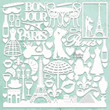 Mintay Chippies 12x12 Inch Paris (MT-CHIP2-D95)