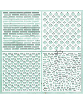 Mintay Chippies 12x12 Inch Pattern 1 (MT-CHIP2-D96) Mintay Chippies 12x12 Inch Pattern 1 (MT-CHIP2-D96)