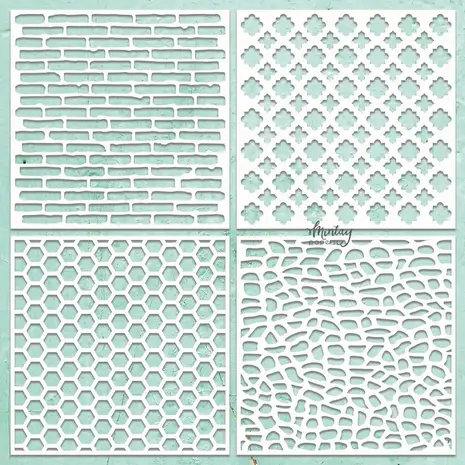 Mintay Chippies 12x12 Inch Pattern 1 (MT-CHIP2-D96) Mintay Chippies 12x12 Inch Pattern 1 (MT-CHIP2-D96)