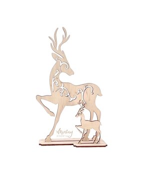 Mintay Woodies 12x12 Inch Reindeers (MT-WD1-01) Mintay Woodies 12x12 Inch Reindeers (MT-WD1-01)