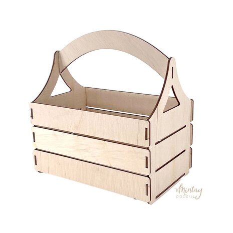 Mintay Woodies 12x12 Inch Basket (MT-WD3-01) Mintay Woodies 12x12 Inch Basket (MT-WD3-01)